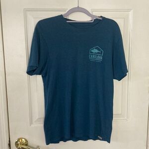 Cariloha super soft blue tshirt, size small